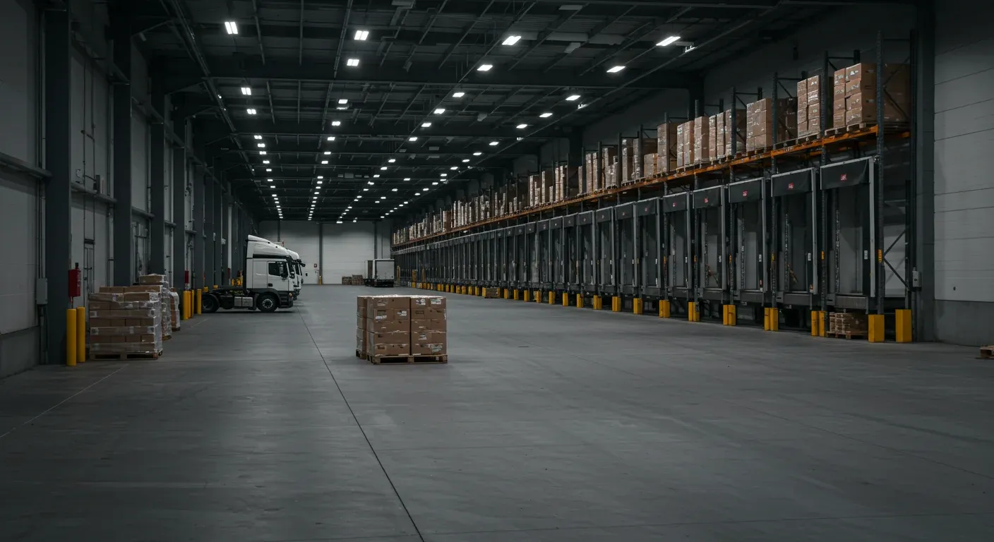 Warehouse utilizing tailored packaging solutions
