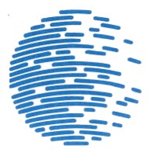 A blue circle with a white dot representing the CW Holding Corp logo symbolizes global connection and brand identity