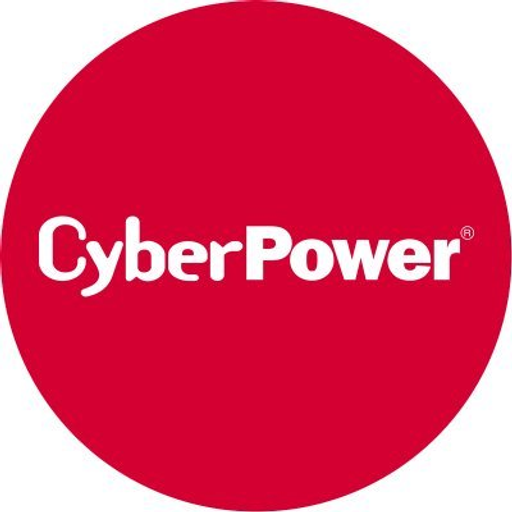Cyber Power Systems Inc logo displays a stylized power symbol with the company name prominently featured in white text