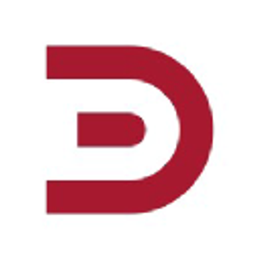 A red logo displays the letter D with a globalstyle design suggesting international brand recognition and connection