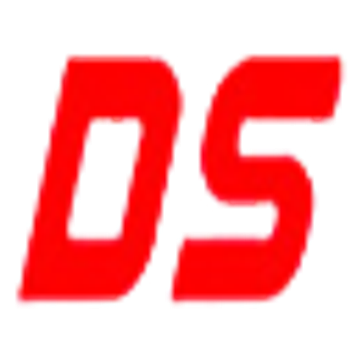 Dasheng logo featuring bold red typography depicting the companys name and branding with a modern design