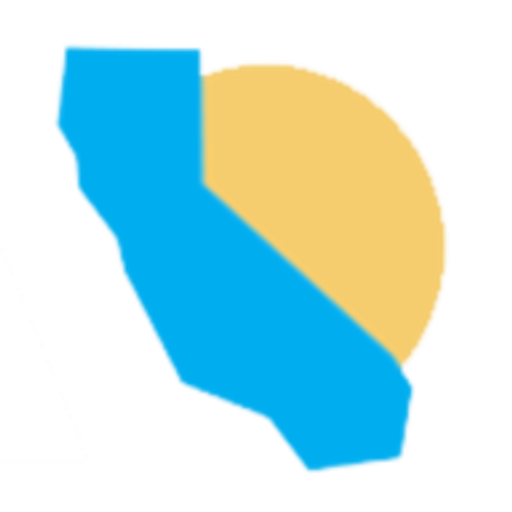 A blue logo featuring a stylized shape with a sunlike yellow circle suggesting Dei Logistics USA Corps brand identity