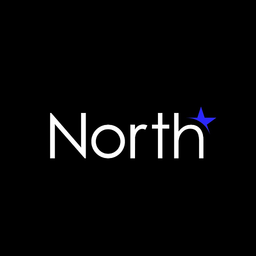 The Denso Manufacturing logo features a stylized North wordmark with a prominent directional arrow pointing upwards and to