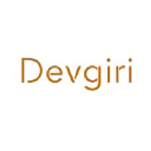 A stylized logo featuring the Devgiri script and the words exp llc in a modern design