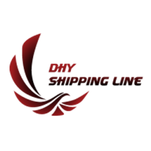 A stylized shipping line logo featuring a prominent diagonal red line suggesting movement and delivery service