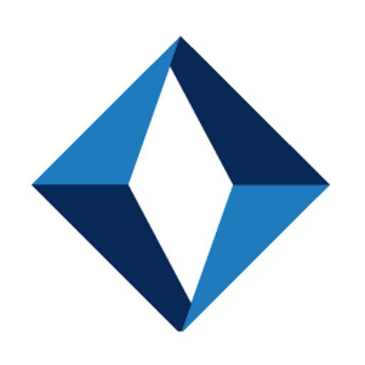 Direct Auto logo featuring a white diamond shape against a solid blue background representing the financial services brand
