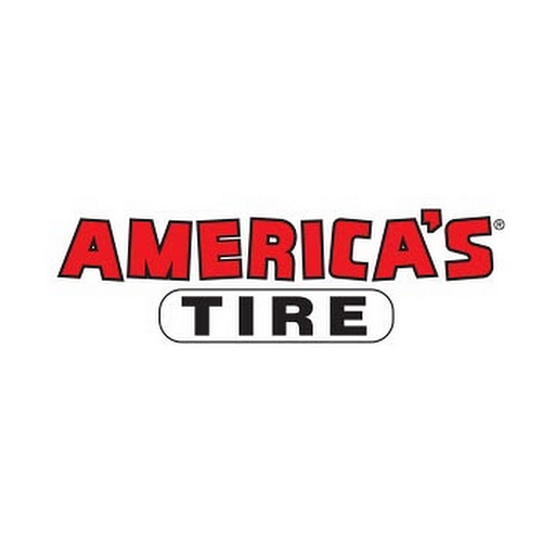 Discount Tire logo featuring the companys name and a distinctive tire design in red and gray colors