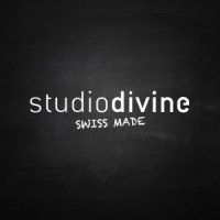 A logo featuring pasta and a stylized divine wordmark in a handwritten font suggests a food business specializing in pasta