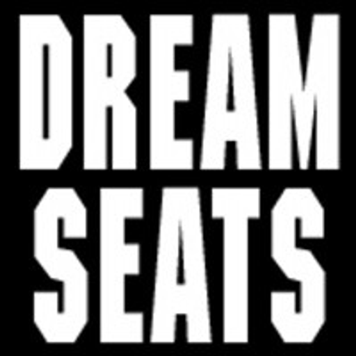 A stylized logo featuring the words Dreams Seats LLC in a modern font with a blue and white color scheme