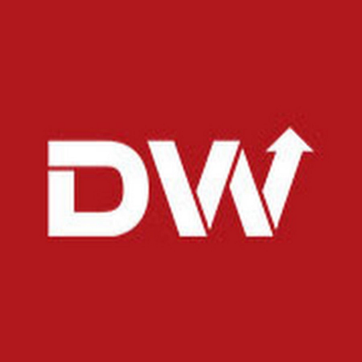 The DW distribution logo features the letters DW in a stylized design with a blue and white color scheme