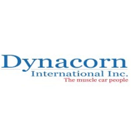 Dynacorn International Inc logo depicts a stylized corn stalk and text Dynacorn International Inc in a dark color