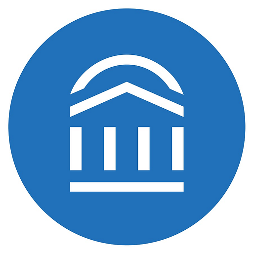 A white building icon representing EAB North America Incs logo featuring a classic architectural design