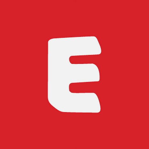 A white El Dorado Furniture logo featuring the brands name in bold sansserif font against a red background