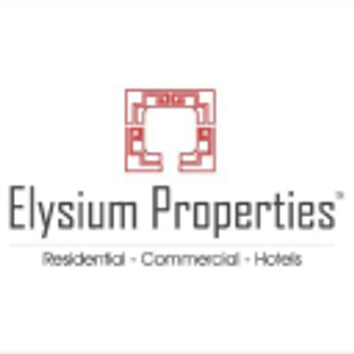 The Elysium Mosaics Inc logo features a stylized geometric design with interlocking squares creating a complex pattern and