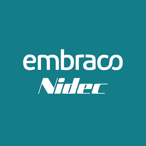 Embraco North America logo features the companys emblem with a stylized shield design and the words Embraco in a bold font