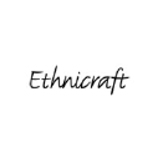 Ethnicraft USA LLC logo featuring a stylized wooden chair with a distinctive curved back and legs