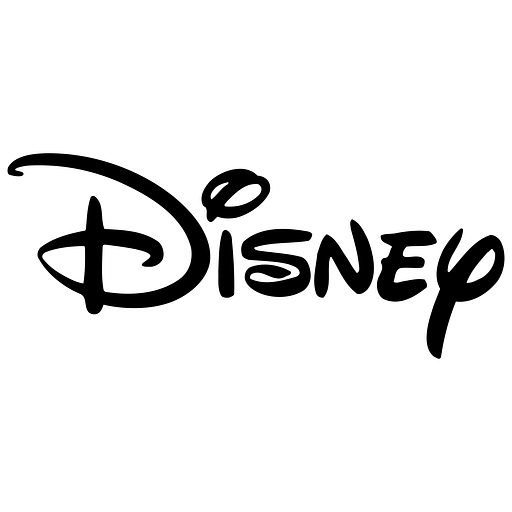 The image displays the iconic Disney logo featuring the castle silhouette and the word Disney in a classic font