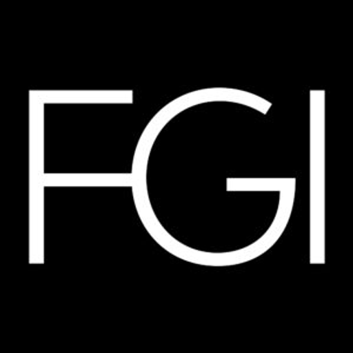 A logo featuring a stylized group of interlocking shapes in blue and white represents foremost groups