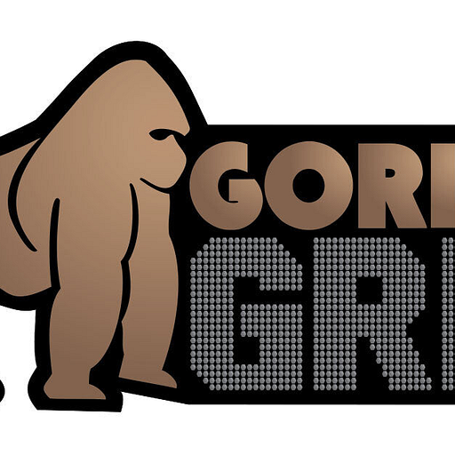 A brown bear graphic icon features prominently with a subtle smile and a bold lettering logo Hills Point Industries LLC