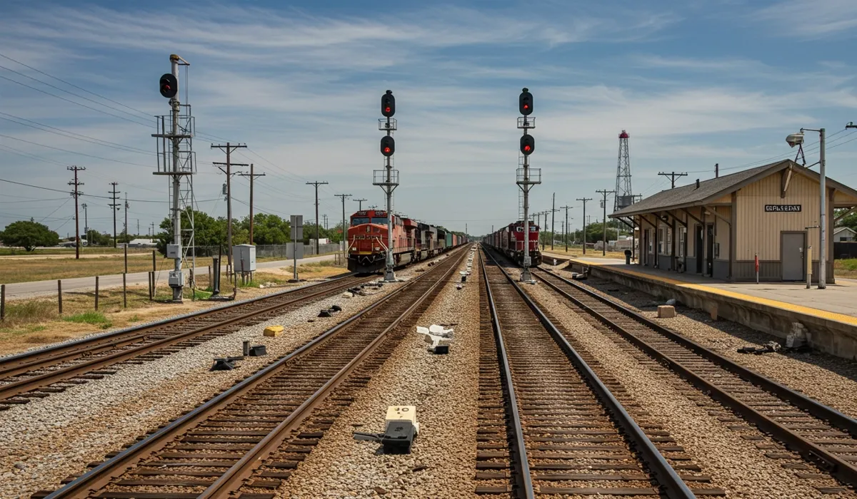 Houston (Pearland), TX railyard