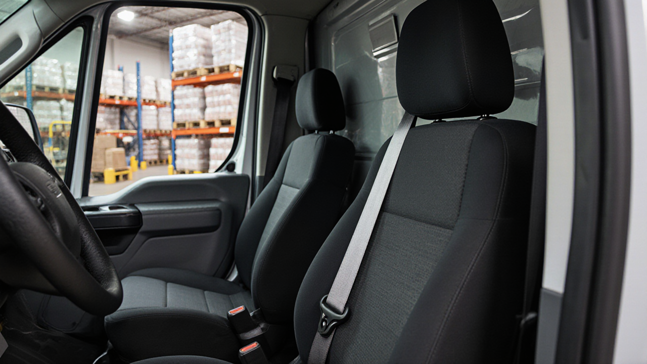 Seat Belt Safety Probe in Electric Delivery Vans