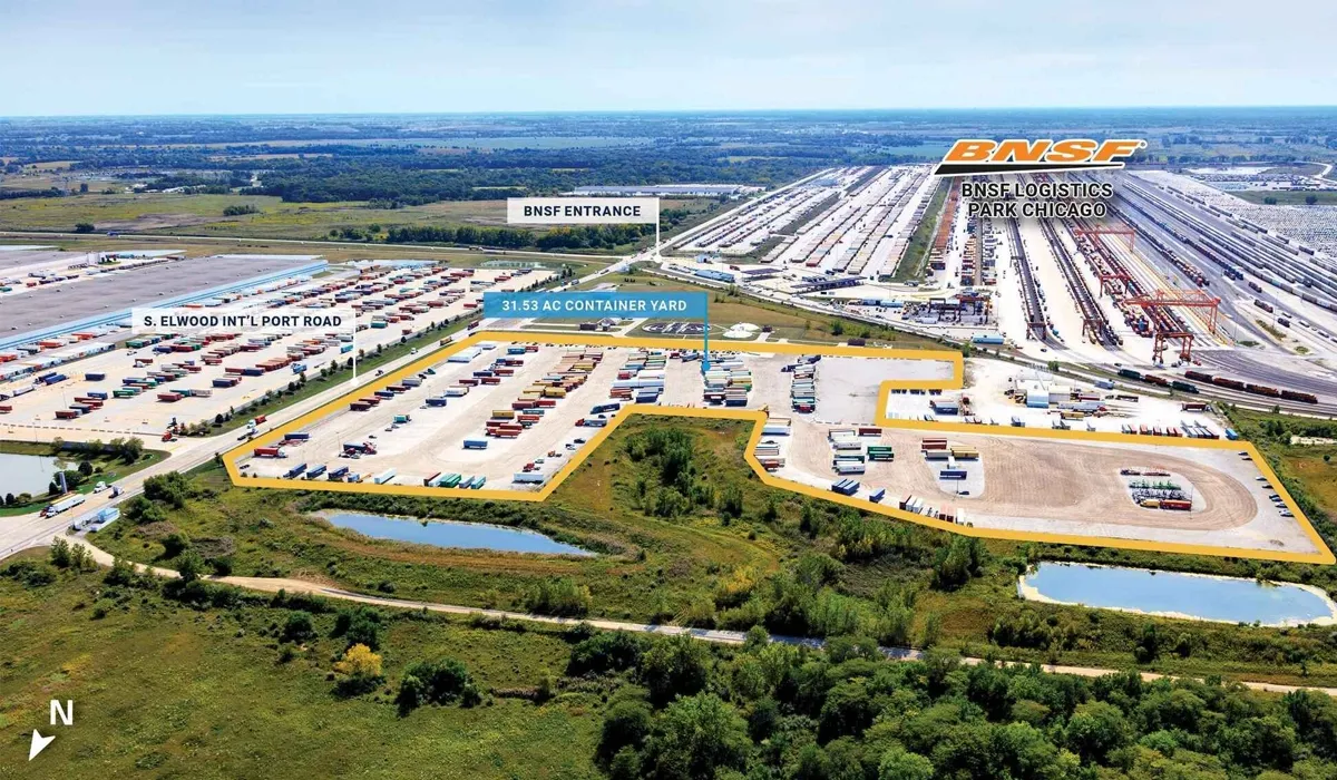 Logistics Park Chicago (Elwood), IL railyard