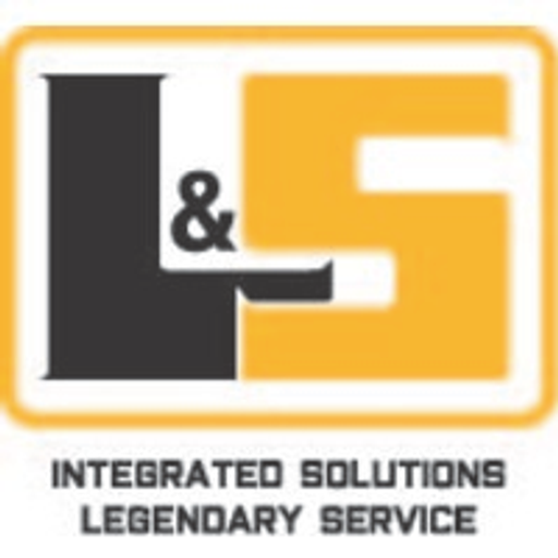 LS Electric America Inc logo a black and white graphic on a white background depicting a stylized electric bolt and text