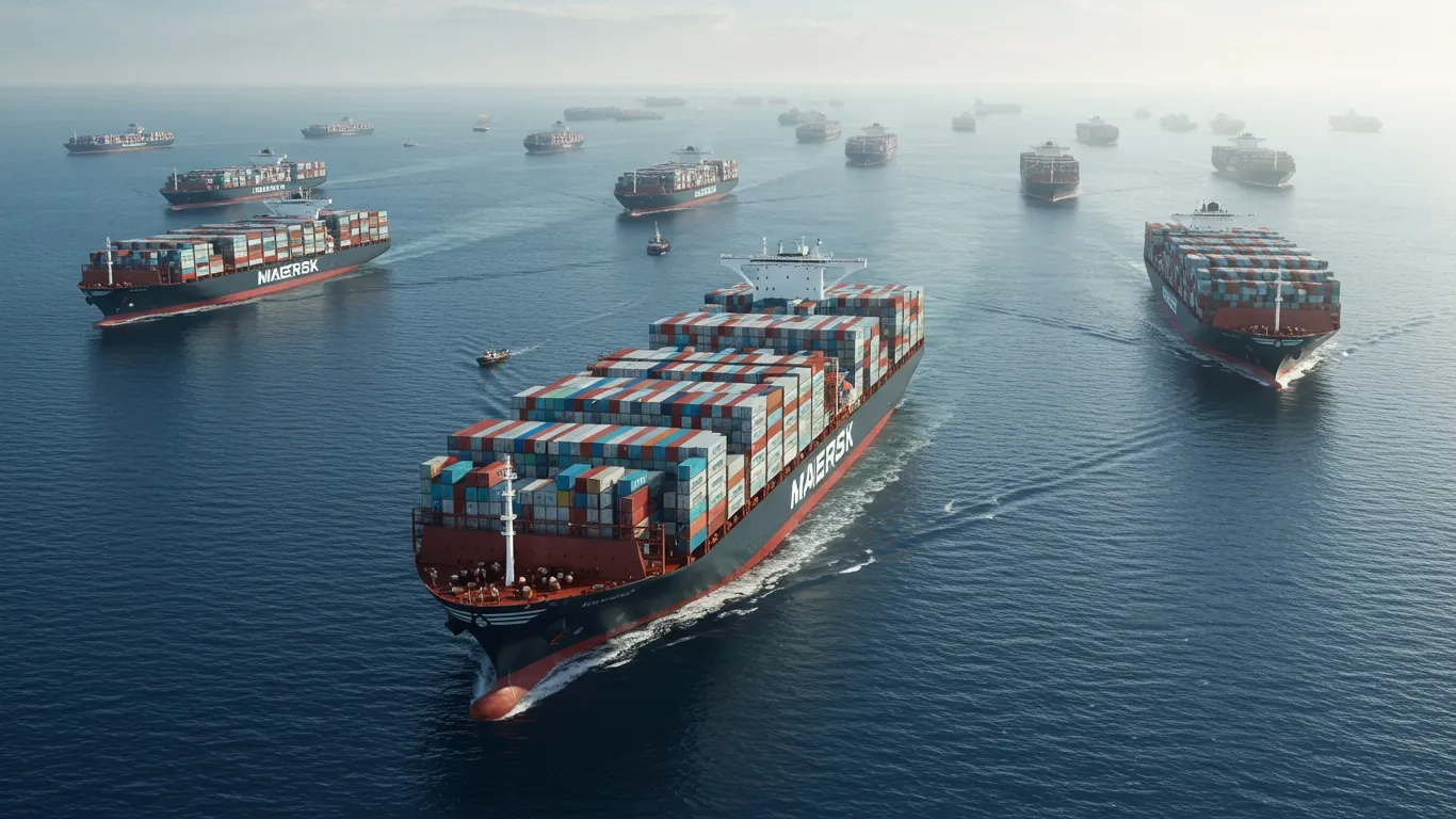 Maersk global carrier services and logistics operations