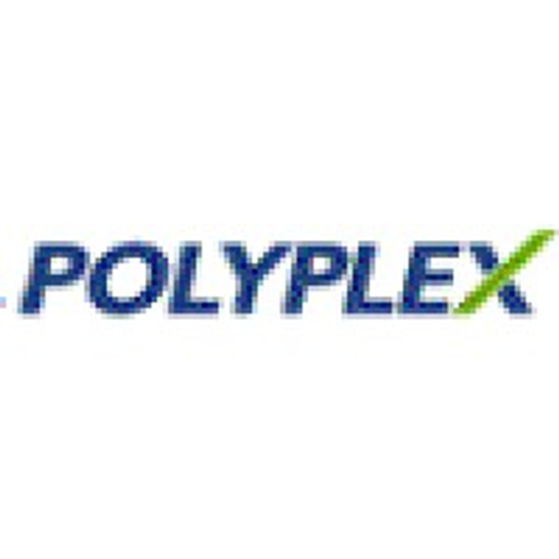 Polyplex USA LLC logo displays a stylized blue and white shield design with the company name prominently featured