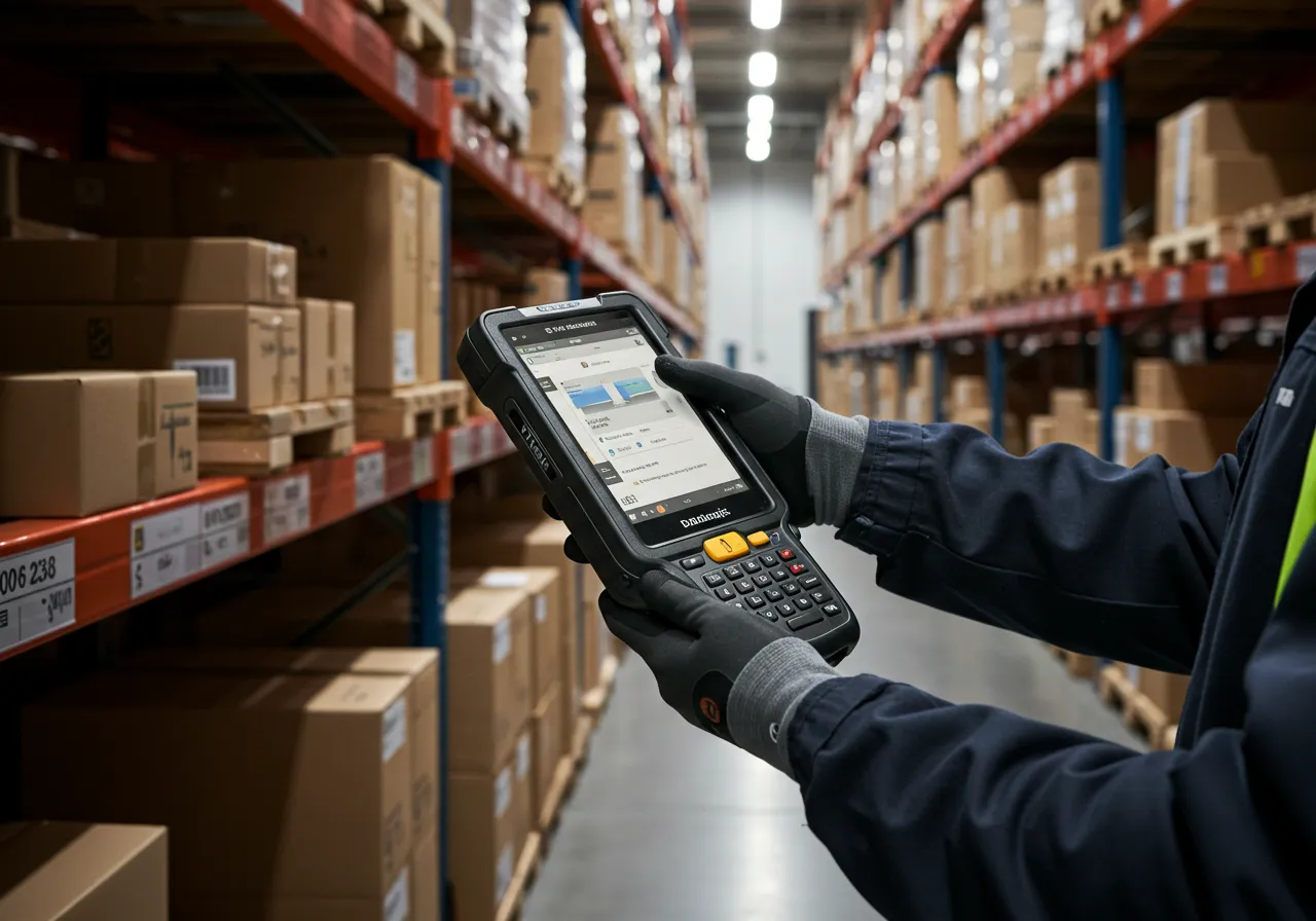 Streamlined inventory management via RFID & Barcode Scanning