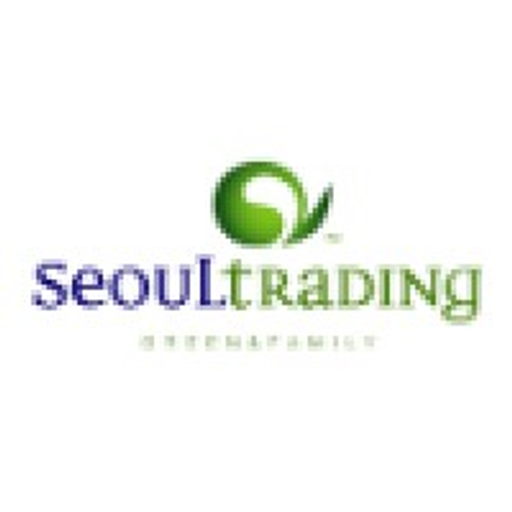 The Seoul Trading Inc logo features a stylized bird in flight against a white background symbolizing business and progress