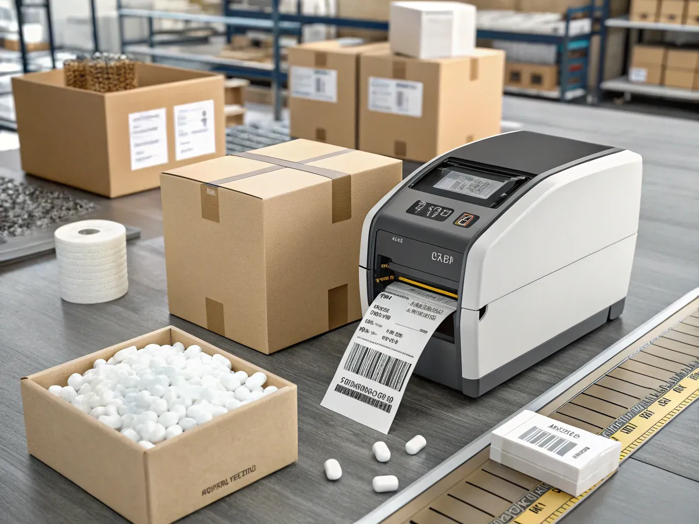 Custom shipping labels for streamlined logistics