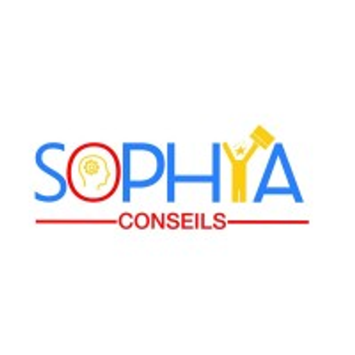 Sophia Oilfield Supply Services logo featuring a stylized shield design with a blue and white color scheme