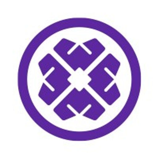 The Tatcha LLC logo features a stylized white blossom within a dark blue circle representing the brands aesthetic