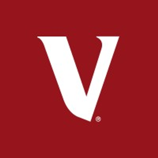 Vanguard National Trailer Corp logo white on a red background represents the companys brand identity