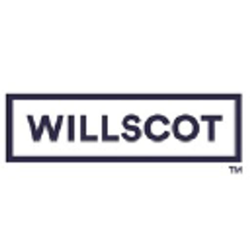 A Williams Scotsman Inc logo featuring a Scottish terrier standing proudly against a blue background