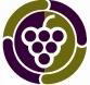 A stylized grapevine logo featuring dark purple grapes on a white background symbolizing wine and a winerys exchange