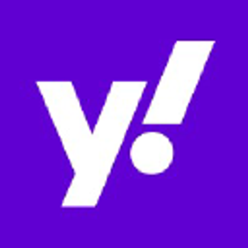 A white logo featuring a single circle against a solid blue background represents Yahee Technologies Corp